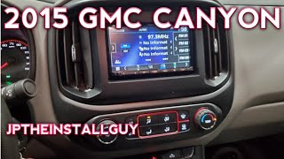 2015 gmc canyon radio removal replacement and install [upl. by Ramburt]