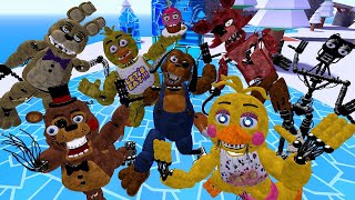 ENTERING ALL FNAF ANIMATRONICS NEW FNAF SECURITY BREACH RUINED DLC In Garrys Mod [upl. by Rhtaeh993]