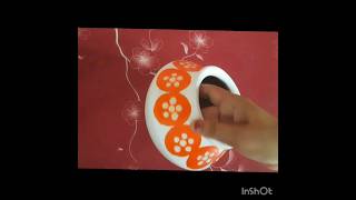 pottery painting designs for beginners learnhowtomakemadhubanipainting [upl. by Feirahs737]