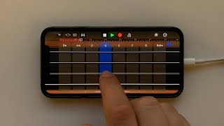 Jingle Bells on iPhone GarageBand [upl. by Eahsram163]