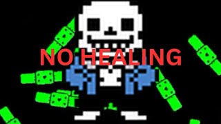 Undertale Sans BossFight Without Healing Challenge [upl. by Edd]