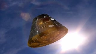 NASAs Simulation Video Shows What Orions Reentry Will Be Like [upl. by Elleneg]