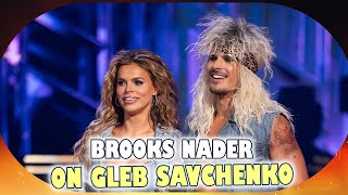 Brooks Nader Calls DWTS Partner Gleb Savchenko A Blessing  Exclusive Interview [upl. by Oregolac]