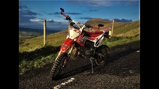 Road legal pit bike uk first ride and review  M2R RF160 [upl. by Kaltman120]