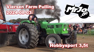 Hobbysport 35t Farm Pulling Viersen 2024 by MrJo [upl. by Anaejer]