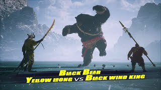 Triple Threat Match  Yellow Loong vs Black Bear vs Black Wind King  Black Myth Wukong [upl. by Culley936]