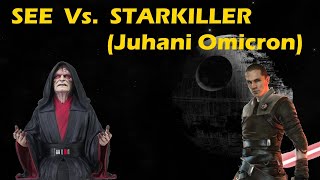 SWGOH  See Vs Starkiller  Juhani omicron ITA [upl. by Yttam119]