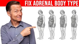 How to Fix the Adrenal Body Type  Dr Berg [upl. by Strohl85]