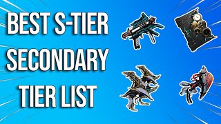 WARFRAME  Best STier Secondary Weapon Tier List [upl. by Alinoel]