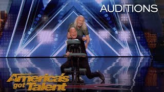 Howie Mandels Craziest Stage Moments On Season 13  Americas Got Talent 2018 [upl. by Kcirret]