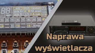 Odtwarzacz CD Technics  Naprawa wyświetlacza [upl. by Eirok926]