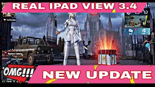 ipad view 34 update 💥pubg mobile new update ipad view in any devices 💥simple methods [upl. by Refinaj]