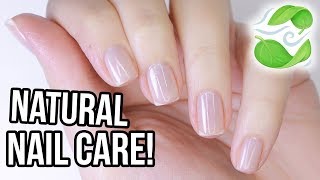 DIY Healthy amp Natural Nail Care  NO HARSH TOOLS [upl. by Fitalludba]