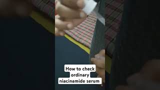 How to check ordinary niacinamide serum original VS fake 🤥 [upl. by Esirtal]