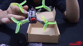 Unboxing Micro Drone Racing Terbaik 2017 Leader 120mm [upl. by Nonnairb]