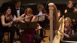 Mozart Concerto for Flute Harp and Orchestra in C major K 299  complete  LIVE [upl. by Anelram712]