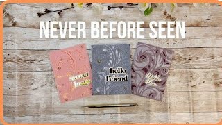 Vellum cards  Unique technique ideas [upl. by Mulac]