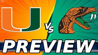 Miami Hurricanes vs Florida AampM Rattlers Preview amp Score Prediction  Just Stay Healthy [upl. by Civ]