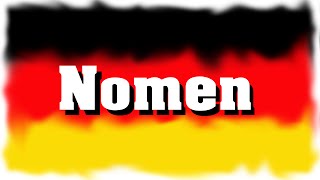 Nomen Substantive im Deutschen [upl. by Atwood]