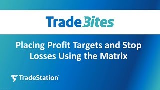 Placing Profit Targets and Stop Losses Using the Matrix [upl. by Ahsrats]