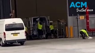 Australia Post apologises after workers filmed throwing packages [upl. by Ikaz33]