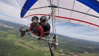 Zhao Jingcong Tandem Hang Gliding at LMFP Raw Footage [upl. by Iliak]