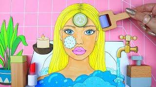 ASMR Makeup SPA Skincare for Girl with WOODEN COSMETICS 💄 in the bathroom [upl. by Strep531]