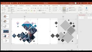 How to Fragment Images with shapes on PowerPoint [upl. by Oletha]