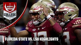 Florida State Seminoles vs LSU Tigers  Full Game Highlights [upl. by Enialem]