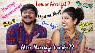 Q amp A About Our Relationship 😍Love MarriageFirst MeetAge Difference  Kanmani Tamil Beauty Tips [upl. by Lluj]