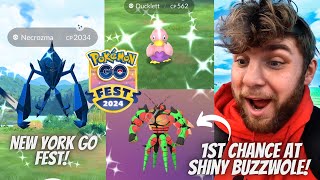 ✨Final NYC Go Fest Grind NEW Buzzwole Hunt at New York City Go Fest In Pokemon Go✨ [upl. by Roon564]