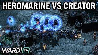 HeroMarine vs Creator TvP  NEW PATCH Tournament StarCraft 2 [upl. by Fife]