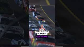 Back to back penalties for the 7 racing nascar nascarplayoffs racecar nascarracing [upl. by Jesh432]