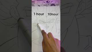 1hour vs 10 hours Vegeta challenge 🥵🔥vegeta challenge 1hour shorts [upl. by Ahsiki]