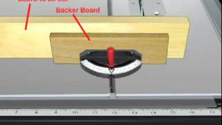 Backer board to prevent tear out [upl. by Neelloj822]