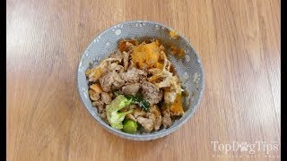 Homemade Dog Food for IBD IBS and Colitis High Fiber [upl. by Htirehc]