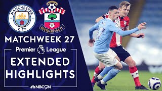 Manchester City v Southampton  PREMIER LEAGUE HIGHLIGHTS  3102021  NBC Sports [upl. by Layap]