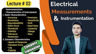 Instrumentation  Characteristics of Instruments  EMI  Lecture 02  2020  RPEducare [upl. by Jerome338]