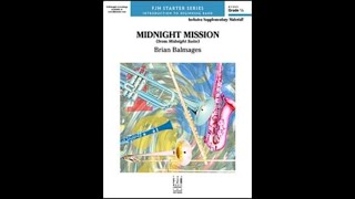 Midnight Mission by Brian Balmages Band  Score and Sound [upl. by Ylehsa225]