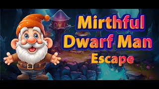 G4K Mirthful Dwarf Man Escape Game Walkthrough [upl. by Koenraad]