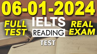 IELTS READING PRACTICE TEST 2023 WITH ANSWER  06012024 [upl. by Atinaw]