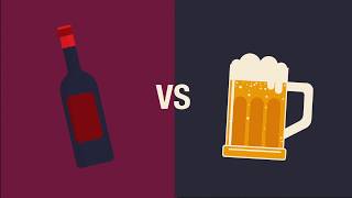 Wine VS Beer [upl. by Ahsiened]