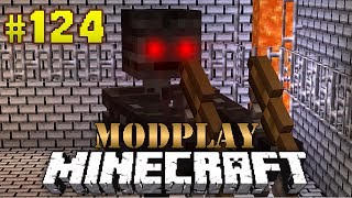 Bosskampf im Weltall  Minecraft Modplay 124 DeutschHD [upl. by Ellehcyar897]