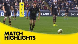 Wasps v Leicester Tigers  Aviva Premiership Rugby 201718 [upl. by Drofkcor813]