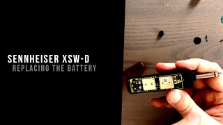 Sennheiser XSWD  Replacing the battery [upl. by Haduhey]