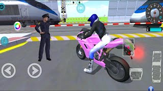 ✅🔴LIVE NOW🔴 3D Driving Class Simulator Bullet Train Vs Motorbike  gas station Android Gameplay [upl. by Oirretna]