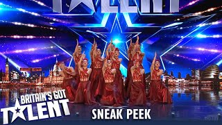 SNEAK PEEK Japanese Female Dancers Fabulous Sisters THRILL Everyone Britains Got Talent 2019 [upl. by Kenay]