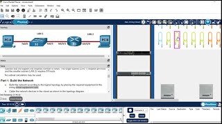 CCNA1 v702 PRACTICAL FINAL EXAM ITN Final Skills Exam PTSA  Simple Networking Project in PKT [upl. by Akinert]