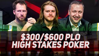 300600 PLO Dan Cates  Tony G  Charle Carrel  Luke Schwartz High Stakes Poker [upl. by Allehs900]