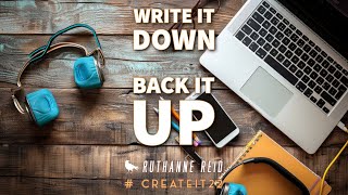 Happy No Shame Friday Heres a way to avoid both write it down and back it up createit22 [upl. by Ainig78]